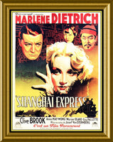 Shanghai Express Marlene Dietrich Movie Poster Fridge Magnet 6x8 Large
