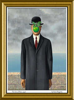 Son of Man Man René Magritte Art Magnetic Poster Fridge Magnet 11x15 Large