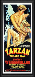 Tarzan The Ape Man Vintage Movie Poster Fridge Magnet 8x18 Large