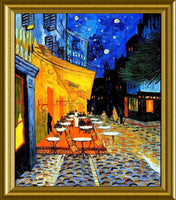 Cafe Terrace at Night Vincent Van Gogh Art Fridge Magnet 12x14 Large
