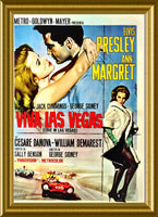 Viva Las Vegas Elvis Movie Poster Fridge Magnet 6x8 Large Canvas Print

