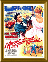 Viva Las Vegas Elvis French Movie Poster Fridge Magnet 6x8 Large
