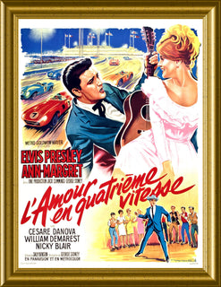 Viva Las Vegas Elvis French Movie Poster Fridge Magnet 6x8 Large