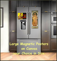 Josephine Baker Magnetic Poster Canvas Print Fridge Magnet 8x18 Large
