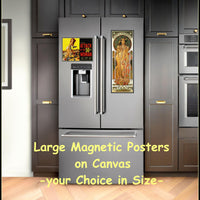 Charles Bronson Magnetic Poster Canvas Print Fridge Magnet 4.5x8 Large
