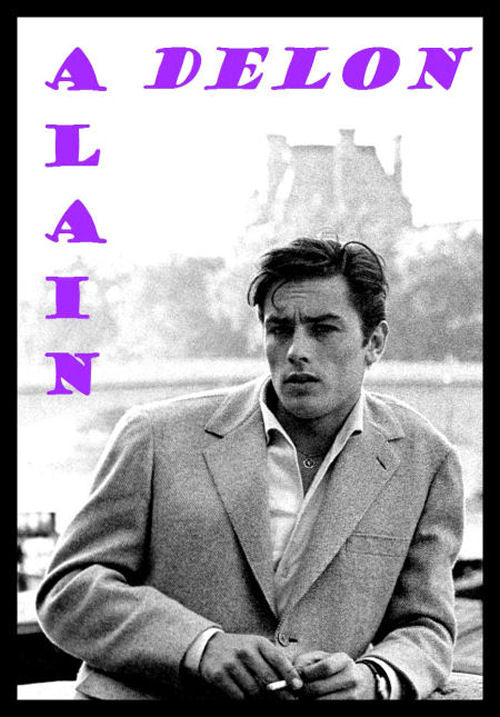 Alain Delon Photograph FRIDGE MAGNET 6x8 French Cinema Actor