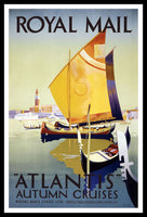Atlantis Cruises Travel Poster Canvas Print Fridge Magnet 6x8 Large
