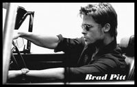 Brad Pitt Photograph Fridge Magnet 6x8 Large
