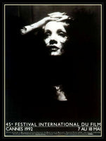 Cannes 45th Film Festival Marlene Dietrich Poster Fridge Magnet 11x14.5 Large
