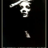 Cannes 45th Film Festival Marlene Dietrich Poster Fridge Magnet 11x14.5 Large
