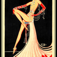 Casino de Paris Vintage French Burlesque Poster Fridge Magnet 8x17 Large