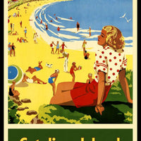 Catalina Island California Vintage Travel Poster Fridge Magnet 6x8 Large