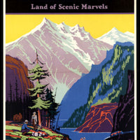 Colorado Rockies Black Hills Utah Travel Poster Fridge Magnet 6x8 Large