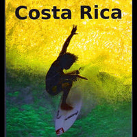 Costa Rica Surfing Travel Poster Fridge Magnet 6x8 Large