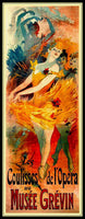 Coulisses De' Lopera Vintage Ballerina Poster Fridge Magnet 7x18 Large
