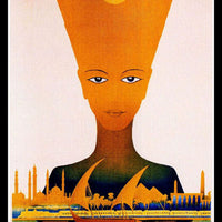 Egyptian Railway Train Travel Poster Egypt Nile Fridge Magnet 6x8 Large