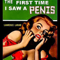 The First Time I Saw a Penis Pulp Fiction Cover Art Fridge Magnet 3.5 x5 Large