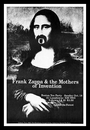 Frank Zappa Concert Poster Live in Boston Fridge Magnet 6x8 Large