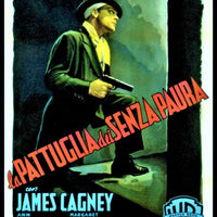 G-Men  La Pattuglia dei Senza Paura  James Cagney 1935 Italian movie poster Canvas Print Fridge Magnet