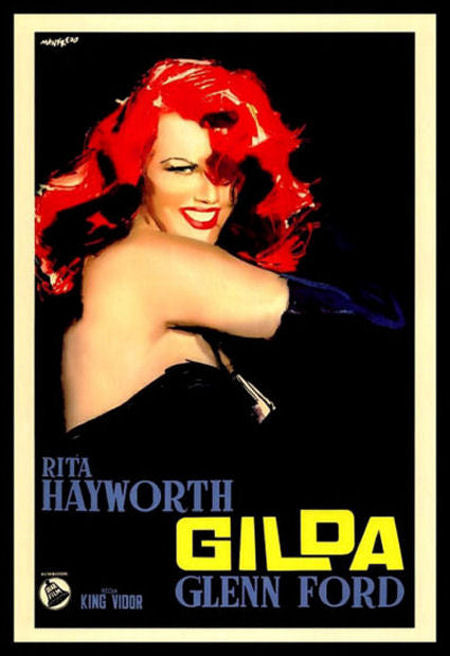 Gilda Rita Hayworth Vintage Movie Poster Fridge Magnet 6x8 Large