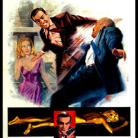 Goldfinger James Bond Movie Poster Fridge Magnet 6x8 Large