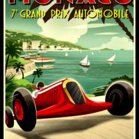 Grand Prix Monaco 1935 Racing Poster Fridge Magnet 6x8 Large