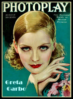 Greta Garbo Vintage Photoplay Art Cover Fridge Magnet 6x8 Large
