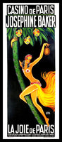 Josephine Baker Magnetic Poster Canvas Print Fridge Magnet 8x18 Large
