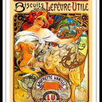 Alphonso Mucha Art Nouveau Poster Fridge Magnet 12x15.5 Large