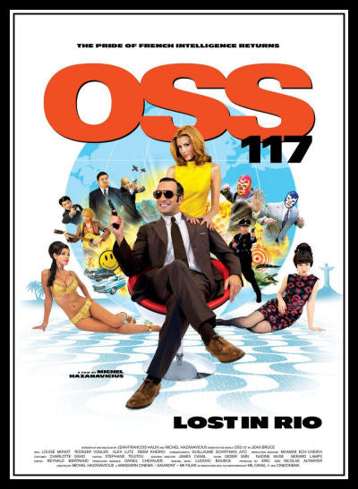 OSS 117 Lost in Rio Jean Dujardin Movie Poster Fridge Magnet 6x8 Large