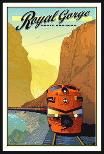 Royal Gorge Colorado Train Travel Poster Fridge Magnet 6x8 Large