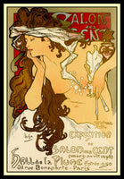 Alphonse Mucha Salon des Cent Vintage Poster Fridge Magnet 6x8 Large
