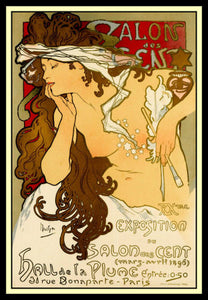 Alphonse Mucha Salon des Cent Vintage Poster Fridge Magnet 6x8 Large
