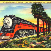 Southern Pacific Railroad Travel Poster Canvas Print Fridge Magnet 6x9 Large