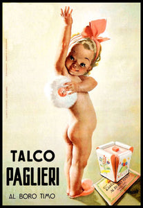 Talco Paglieri Vintage Advertisement Fridge Magnet 6x8 Large