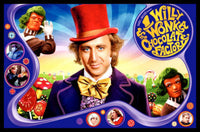 Willy Wonka and The Chocolate Factory Fridge Magnet 6x8 Large

