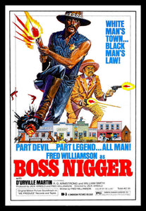 Boss Nigger Fred Williamson Movie Poster Fridge Magnet 6x8 Large