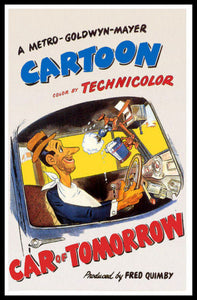 Car of Tomorrow Animation Classic Movie Poster Fridge Magnet 6x8 Large