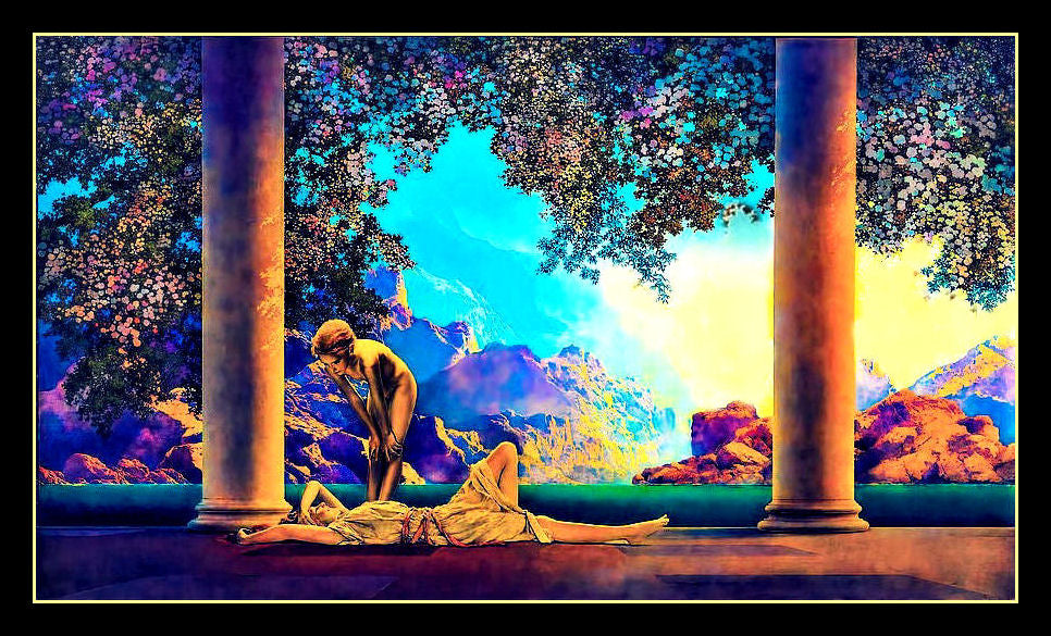 Daybreak Maxfield Parrish Art Magnetic Poster Fridge Magnet 6x10 Large