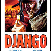 Django Franco Nero Italian Western Movie Poster Fridge Magnet 5x8.5 Large