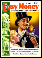 Easy Money Poster Funny Pulp Fiction Cover Art Fridge Magnet 6x8 Large
