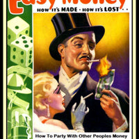 Easy Money Poster Funny Pulp Fiction Cover Art Fridge Magnet 6x8 Large