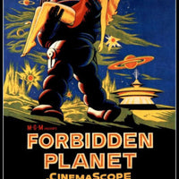 Forbidden Planet Science Fiction Movie Poster Fridge Magnet 6x8 Large