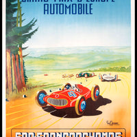 Grand Prix Europe 1947 Vintage Magnetic Poster Fridge Magnet 6x8 Large