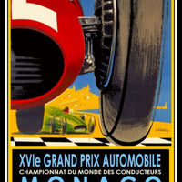 Grand Prix Monaco 1958 Racing Poster Fridge Magnet 6x8 Large