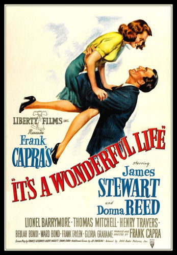 It's a Wonderful Life Movie Poster Fridge Magnet 6x8 Large