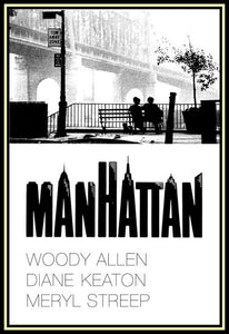 Manhattan Woody Allen Movie Poster Canvas Print FRIDGE MAGNET 6x8 Large