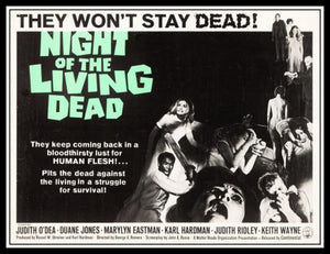 Night of The Living Dead Movie Poster Classic Horror Fridge Magnet 6x8 Large