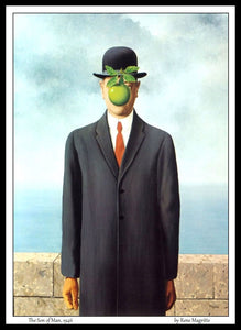 Son of Man Man René Magritte Art Magnetic Poster Fridge Magnet 11x15 Large