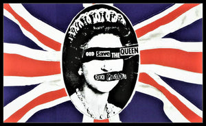 Sex Pistols God Save The Queen Poster Canvas Print FRIDGE MAGNET 6x8 Large